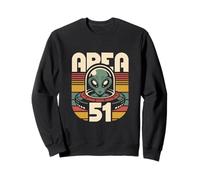 Vaisseau spatial extraterrestre rétro Zone 51 Roswell OVNI années 70 Sweatshirt