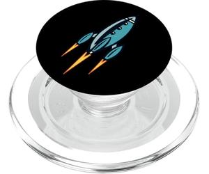 Vaisseau Spatial Kitsch Vintage PopSockets PopGrip pour MagSafe