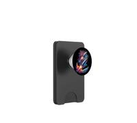 Vaisseaux spatiaux rétro Twin Rockets dans l'espace Profond PopSockets PopWallet pour MagSafe