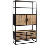 Vaisselier 2 Portes 4 Tiroirs en Teck Recyclé - TANETOA - ALTOBUY Bois G