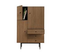 Vaisselier 3 Tiroirs & 3 Portes "Jugend" 140cm Noyer