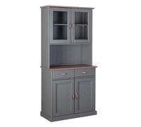 Vaisselier 4 Portes & 2 Tiroirs "Zernan" 191cm Gris