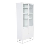 Vaisselier 4 Portes "Bakal" 190cm Blanc