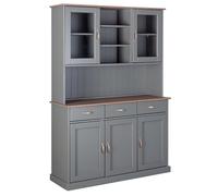 Vaisselier 5 Portes & 3 Tiroirs "Zernan" 191cm Gris