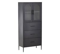Vaisselier Design en Métal "La Paz" 160cm Noir