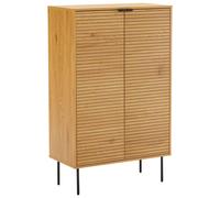 Happy Garden Vaisselier en Bois STINNA, 2 Portes, Meuble intérieur avec 4 étagères, supportant jusqu'à 100kg - Organisation élégante et Fonctionnelle pour Votre Espace Domestique.