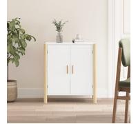 Vaisselier Meuble Rangement - vidaXL - Buffet(1 pc) - bois d'ingénierie - blanc - 62 x 38 x 70 cm@djr84f