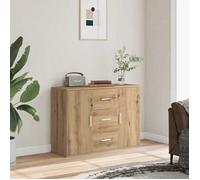 Vaisselier Meuble Rangement - vidaXL - Buffet(1 pc) - bois d'ingénierie - chêne artisanal - 90 x 29,5 x 65 cm@wqd72z