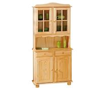 Vaisselier - PARIS PRIX - Alienor - Bois Massif - 2 portes - Style Campagne