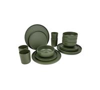 Vaisselle 16 pcs Patom Mélamine Vert