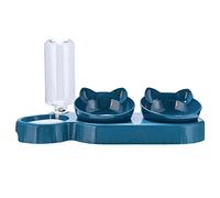 Vaisselle 3 en 1 pour animaux de compagnie - Gamelle pour chien - Distributeur d'eau et de nourriture anti-déversement - Gamelle pour chat - Gamelle pour animaux domestiques