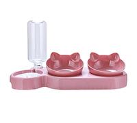 Vaisselle 3 en 1 pour animaux de compagnie - Gamelle pour chien - Distributeur d'eau et de nourriture anti-déversement - Gamelle pour chat - Gamelle pour animaux domestiques