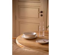 Vaisselle En New Bone China De 12 Pièces Isolda Blanc Blanc