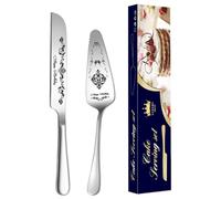 Vaisselle, ensemble de gâteaux - Service à dessert en acier inoxydable | Vaisselle, ensemble de gâteaux de mariage, set de découpe de gâteau de mariage, serveur de gâteau de mariage, serveur de gâteau