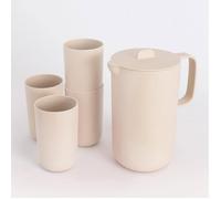 Vaisselle extérieure - Create - Service carafe 2 L et 4 verres - Écologique - Sable