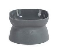Vaisselle pour Animaux de Compagnie, Bols avec pour Chaton, Petits Chiens, Bol de Nourriture et d ' Eau, Blanc et, Bol surélevé incliné pour protéger la Colonne vertébrale de l ' Animal, Bols