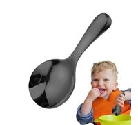 Vaisselle pour, ustensiles pour,Fourchette/cuillère en métal argenterie réutilisable - Couverts ronds et lisses pour, jolies cuillères/fourchettes en métal avec manche court pour l'alimentation