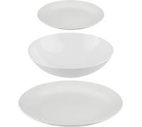 Vaisselle Secret de Gourmet Blanc en céramique 18 pièces