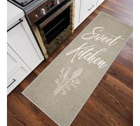 Vaisselle Tapis de Couloir Tapis de Cuisine Tapis de Couloir Long 50 x 180 cm Passage Antidérapant Lavable en Machine D'entrée Chambre Salon Descente de Lit Poil Ras Rug Vg&q77