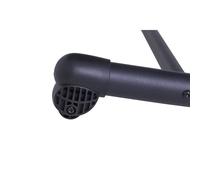 CONCEPT USINE | Transat Double à Bascule avec Auvent | Design VAITA Noir & Gris | 2 Places pour Relaxation en Duo | 2 Roues Pratiques | 200kg Max | Décoration d'Extérieur | Résiste aux Intempéries