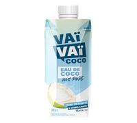 Vaïvaï - Eau de Coco - 100% Pur Jus - Douce et Rafraîchissante - Sans Sucres Ajoutés - 12 Briques Tetra Pak de 33cl