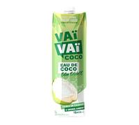 Vaïvaï - Eau de Coco Originale - 100% Pur Jus - Gourmande et Rafraîchissante - Sans Sucres Ajoutés - 1 Brique Tetra Pak d’1L