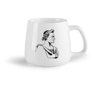 Vajilla de Cerámica para Hogar Características del Imperio Romano （14oz/400ml） El mejor regalo para una bebida matutina, bodas, cumpleaños, regalos para mujeres, Día del Padre, madres, niñas y niños