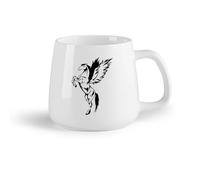 Vajilla de Cerámica para Hogar Unicornio Hermoso Caballo Pegaso （14oz/400ml） El mejor regalo para una bebida matutina, bodas, cumpleaños, regalos para mujeres, Día del Padre, madres, niñas y niños