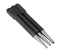 Vak 3 pcs 1,5 mm/2 mm/3 mm en acier dur de forets, N sur Slip Pointeau perceuse, alliage d'acier en métal Bois percer, Noir