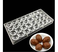 Vak de Saint-Valentin Chocolat En forme d'œuf en polycarbonate Moules à chocolat Plat de cuisson Pan Bakeware Plateau à pâtisserie Candy Moule à Cake Pie Trauveau Fournitures de cuisine Pâtisserie