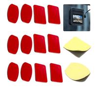 Vakler 12 Pieces Adhésif Mounts for Helmet, Flat Curved Helmet Adhesive Mount Fixed Base Support Casque Casque Compatible avec GoPro Hero 12 11 10 9 8 7 6 5 Session DJI Action Cameras