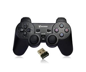 Vakoss GP-3925BK Manette de Jeu sans Fil