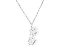 VAKTWPDLY Collier personnalisé avec 1-4 noms - Collier personnalisé avec gravure de nom Bijoux commémoratifs pour chiens et chats en l'honneur de leurs compagnons bien-aimés