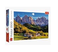 Trefl TR26163, Premium Puzzle 1500 Teile - Villnößtal, Südtirol, Qualitativ hochwertiges Premium Puzzle mit 1500 Teilen, Val Di Funes