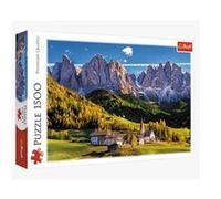 Trefl TR26163, Premium Puzzle 1500 Teile - Villnößtal, Südtirol, Qualitativ hochwertiges Premium Puzzle mit 1500 Teilen, Val Di Funes