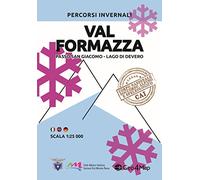 Val Formazza Winter Map: Passo San Giacomo - Lago di Devero