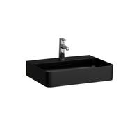 Val lavabo mural ou à poser sur meuble non percé 550x420x115mm noir mat - LAUFEN H8102827161091