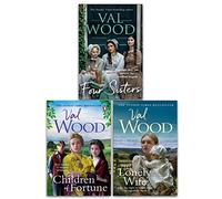 Val Wood Collection 3 Books Set (The Lonely Wife, Four Sisters, Children of Fortune)