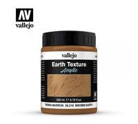 Vallejo Diorama FX Terre Marron 200 Ml. Peinture Acrylique à Base d'Eau pour Textures de Terre dans Dioramas et Maquettes. Haute Densité.