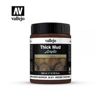 VAL26.811 - Texture boue marron foncé 200ml - Vallejo - Autres