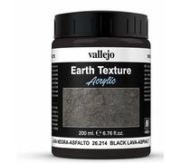 (VAL26214) - AV Vallejo Stone Textures - Black Lava 200ml