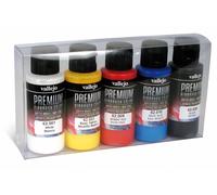 Vallejo 62101 Colorant pour modélisme ferroviaire blanc, jaune, rouge, bleu, noir 5 pc(s)