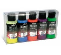 (VAL62102) - AV Vallejo Premium Color - 60ml Set Fluorescent 5x60ml