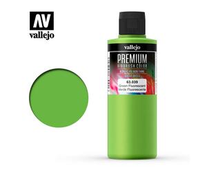 (VAL63039) - AV Vallejo Premium Color - 200ml - Fluorescent Green