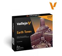 VAL70.141 - Set de 16 peintures ton Terre (Model color) 17ml. - Vallejo - Autres