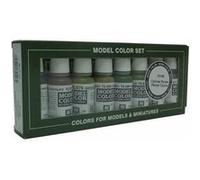 VAL70108 - Model Color Set - Panzer Colours (x8) - Modélisation plastique Peintures G