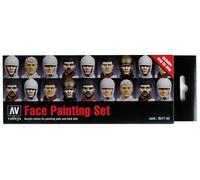 (VAL70119) - AV Vallejo Model Color Set - Faces Painting Set (x8)