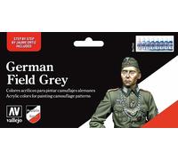 (VAL70181) - AV Vallejo Model Color Set - German Field Grey Uniform