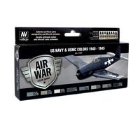 (VAL71157) - AV Vallejo Model Air Set - USN Aircraft Set (x8)