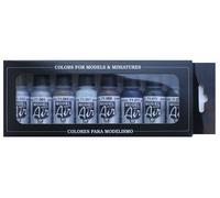 (VAL71176) - AV Vallejo Model Air Set - Metallic Colors